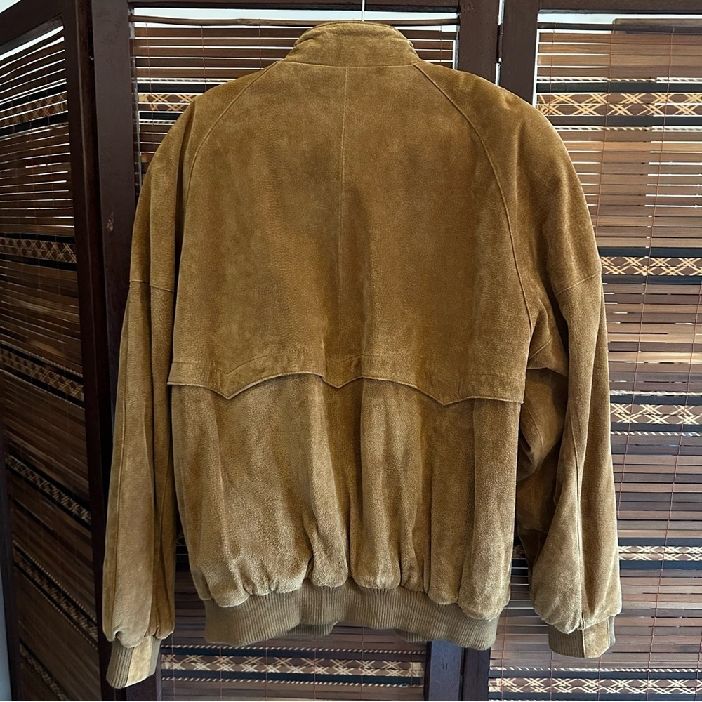 Vintage PLAYERS by Van Heusen Suede Leather Sz XL Lined Jacket
